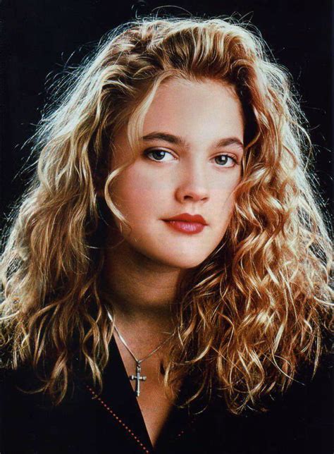 drew barrymore best looks|drew barrymore curly hair.